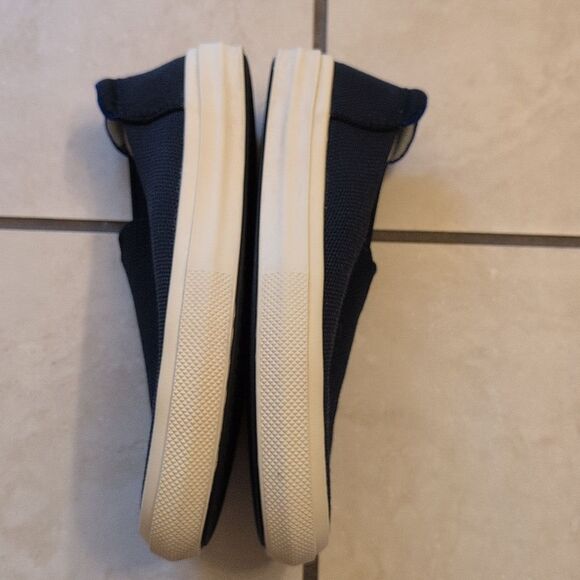 Lot Of 2 Rothys Original Slip On Sneaker Black And Navy Blue Size 6.5 - Picture 4 of 16